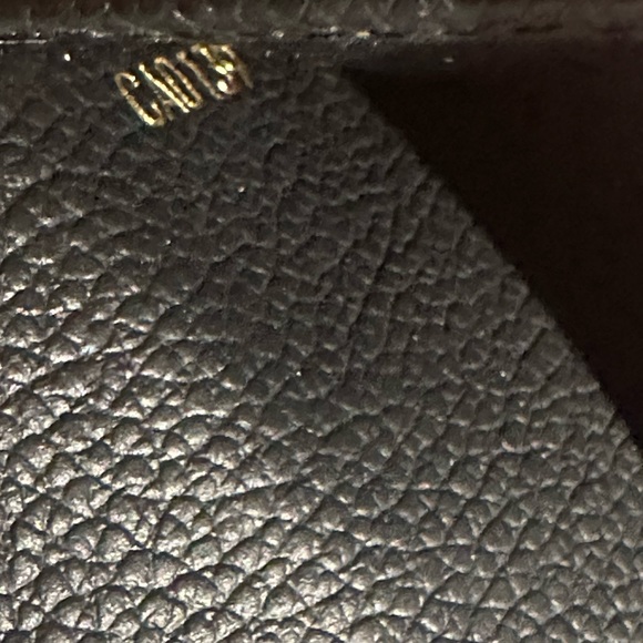 💯 Authentic Louis Vuitton Black Monogram Empreinte Leather Sarah Wallet - Picture 14 of 14